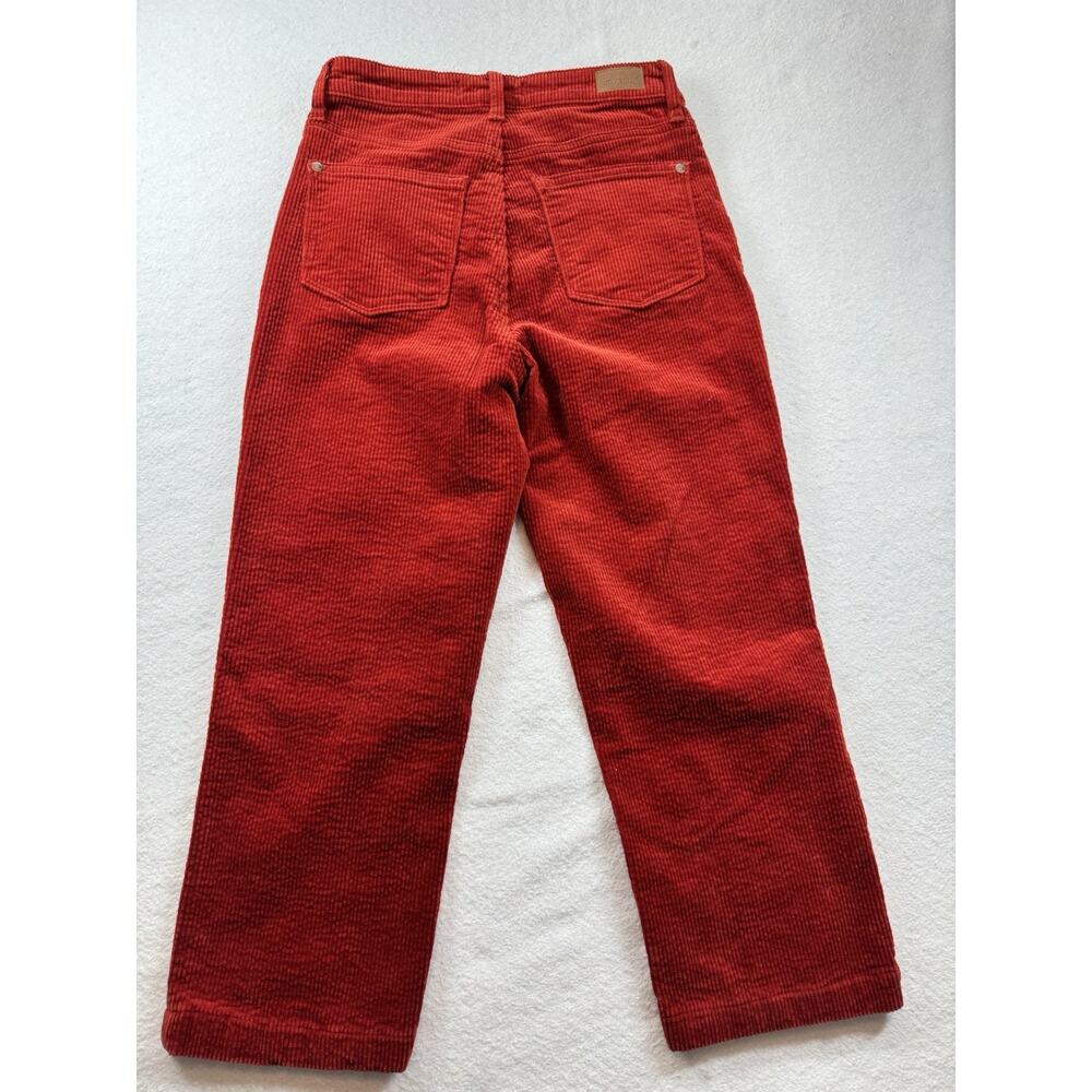 Judy Blue Pants Ankle Straight Corduroy Button Fly Rust Sz 5/27 - Picture 3 of 10